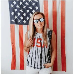 LOL Vintage USA Muscle Tank Tie Dye Women's Size XS